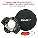 CamDive Wide Angle Wet Correctional Dome Port Lens for Underwater Housings (67mm Round Adapter)