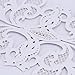 Anself 20Pcs Lace Wedding Party Invitation Card for Bridal Shower Birthday