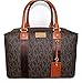 Michael Kors Jet Set Travel Signature Large Weekender/ Carry On Bag (Brown)