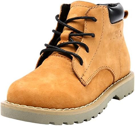 YOUWEB Classic Derm Leather Mid Waterproof Hiking Boot (Toddler/Little Kid/Big Kid)