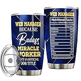 MONIZILUCKY Web Manager Tumbler Stainless Steel