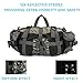 GAOAG AccMart Waterproof Fanny Waist Pack Bag for Outdoor Sports Hiking Camping Riding Travelling Black