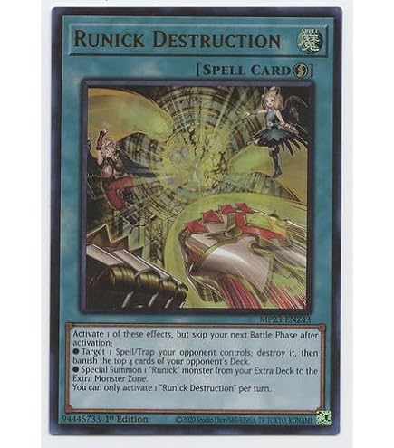 Amazon.com: Runick Slumber - MP23-EN246 - Ultra Rare - 1st Edition