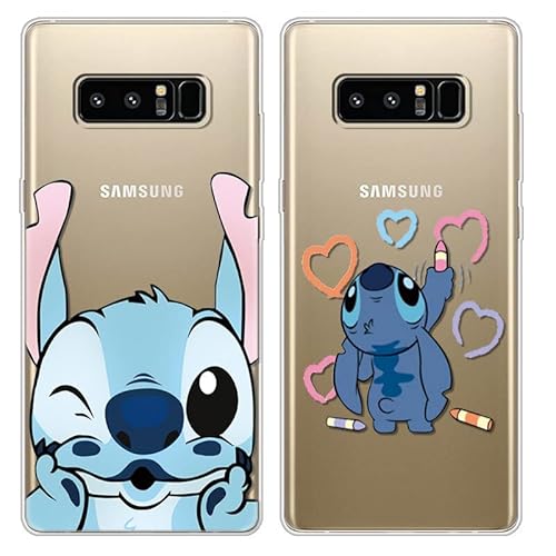 Pack] Cute Case for Samsung Galaxy Note Case, Cartoon Kawaii