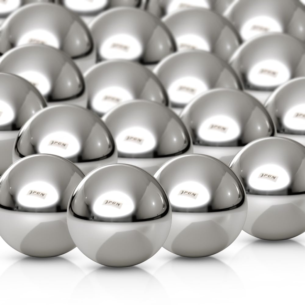 Photo 1 of (100 Pieces) PGN - 5/8" Inch (0.625") Precision Chrome Steel Bearing Balls G25

(JUST 24 PIECES)