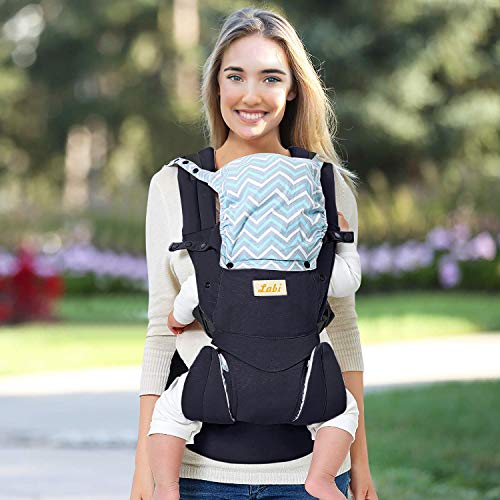 Labi Premium Cotton Baby Carrier with Adjustable Bucket Seat, Ergonomic