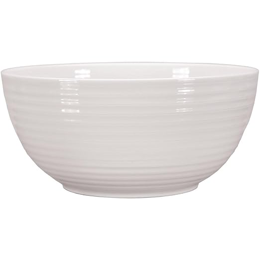 Ensaladera Intenzzo Porcelana Blanca 320mm: Amazon.es: Hogar