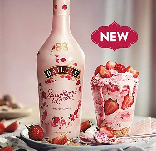 Baileys Strawberries Cream Sahne 0 7 L Amazon De Bier Wein Spirituosen