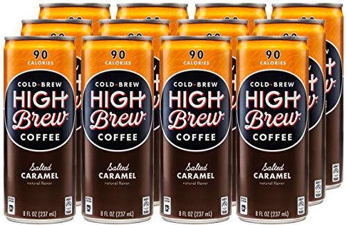 High Brew Cold Brew Coffee Salted Caramel, 8 Fl Oz, Pack of 12 - Thumbnail 4