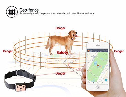 Beafup Pet GPS Collar Tracker, Real Time Locator & Activity Monitor Tracking Device for Dogs and Cats - Thumbnail 2