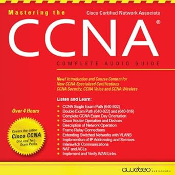 Amazoncom Mastering The Ccna Audiobook Complete Audio - 