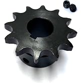 RHKING #40 Roller Chain Sprocket B Type 3/4" Bore Rust Prevention Hardened 12 Tooth