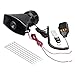 GAMPRO Car Recording Siren Speaker, 12V 80W 3 Tones Car Siren Horn Speaker and Mic PA Speaker System with Recording Function, Volume Control, Switch on-Off Function, Status Indicator Light