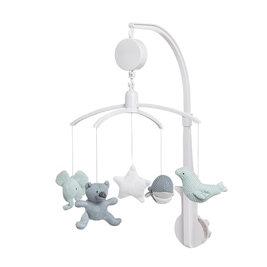 Baby’s Only Mobile - Babymobile fürs Kinderbett inklusive Spieluhr - Kinder-Mobile mit 5 freundlichen Figuren zur Beruhigung 