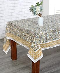 Ridhi - Hand Block Print Cotton Cloth Dinning Table