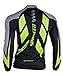 sponeed Men's Road Cycling Jersey Suits Bike Leggings Bicycle Wear Long sleeve Gel padded Pants US S Green