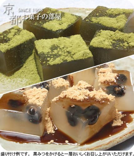 Amazon ぷるんぷるんの黒豆 抹茶 くず餅 京都お菓子の部屋 くず菓子 通販