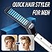 Maikoa Quick Hair Styler, Men Professional Quick Hair Styler Multifunctional Hair Comb Curling Iron