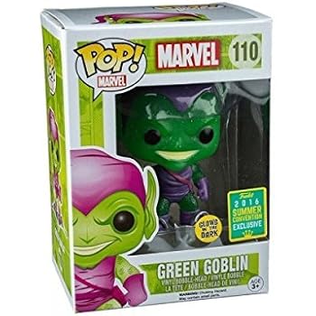 funko pop marvel exclusive hobgoblin goblin sdcc glider translucent glow glitter figure
