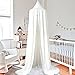 HEARTNICE Girls Bed Canopy Reading Nook Tent Dome Mosquito Net Hanging Decoration Indoor Game House for Baby Kids(White)