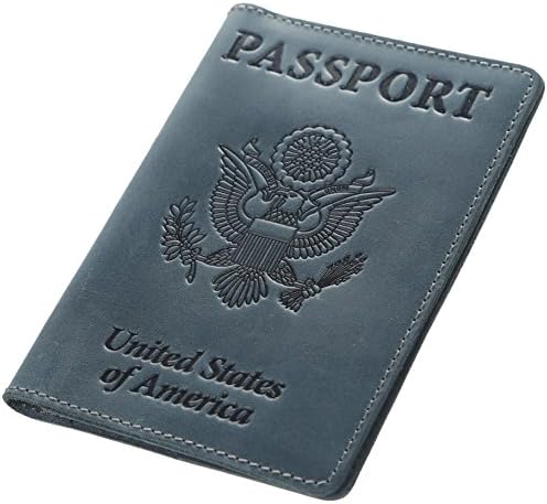 Shvigel Travel Wallet - Passport Holder - Genuine Leather - for Men & Women - Passport Cover Case