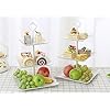 Plastic-3-Layers-Cake-Stand-Party-Tableware-Party-Food-Server-Display-Set-Dessert-Stand-Slate-Serving-Set-2-Square Plastic Cake Stand Party Tableware Party Food Server Display Set Dessert Stand Slate Serving Set (2 Square)