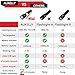 Aukelly LED Flashlight Rechargeable Flashlights High Lumens,Tactical COB Flashlight LED,Zoomable,6 Modes,Handheld USB Flashlight Altra Bright Handheld Flashlight For Camping,Emergency,with 18650 Batt