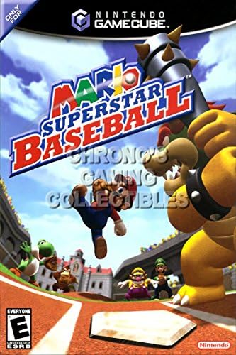 CGC Huge Poster - Mario Power Super Baseball - Nintendo GameCube GC - NGC037 (24" X 36")