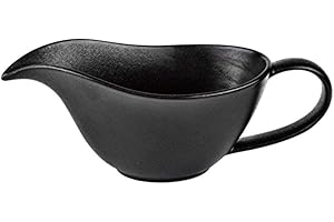 Sizikato Classic Porcelain Easy Pour Gravy Sauce Boat Creamer Pitcher. 7 Oz