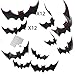 Spooktacular Creations 57 Pieces Halloween Party Swirl Ceiling Hanging and Wall Witches Bats Spider Skull Swirl Hanging Cards Decorations Indoor
