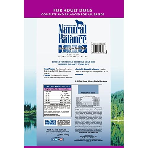 natural balance venison and potato