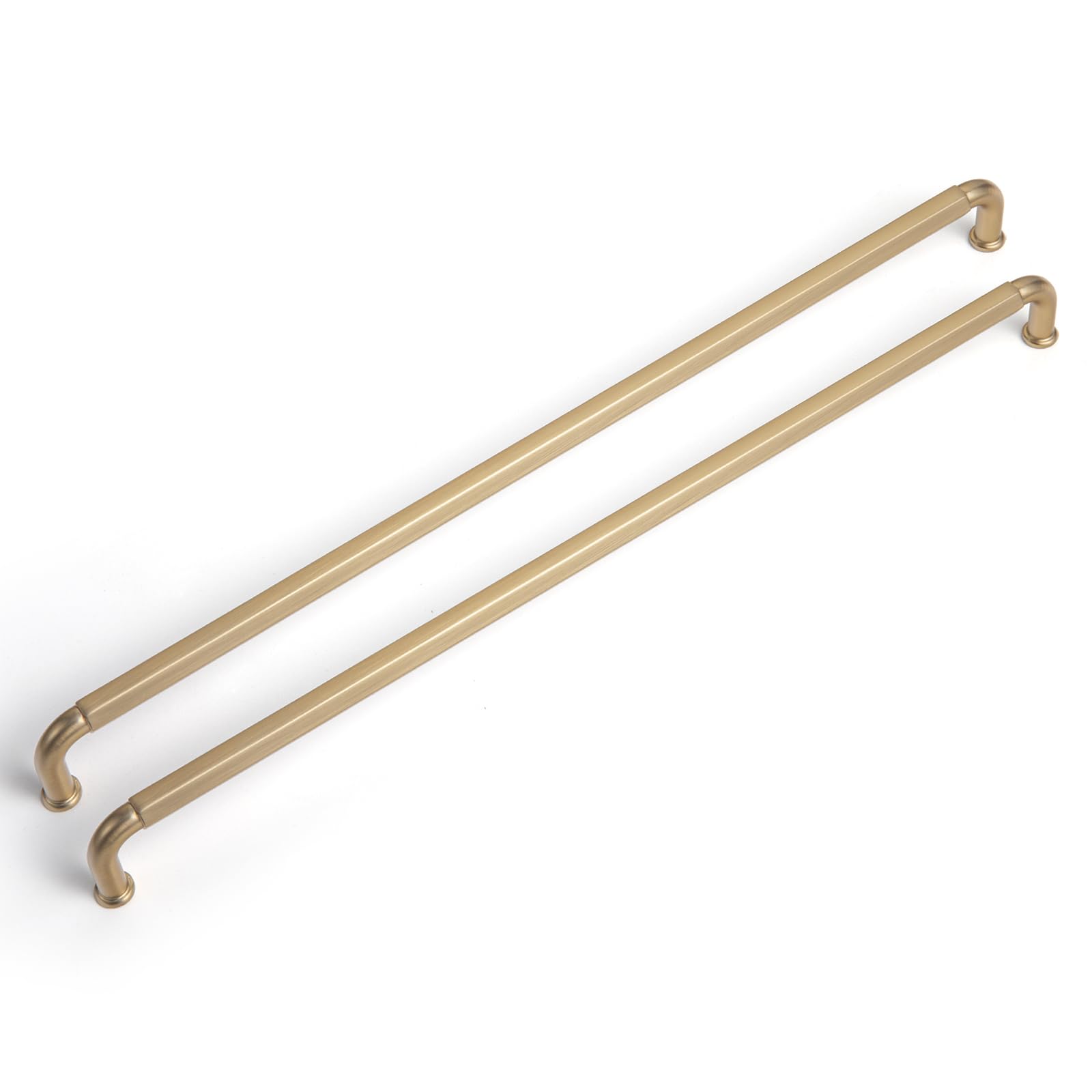 Photo 1 of Goo-Ki 6 Pack 12-3/5 Inch ?320mm? Hole Center Cabinet Pulls Champagne Bronze Zinc Alloy Kitchen Drawer Pulls Drawer Handles 13.05 Inch Length 2201-UBR-320