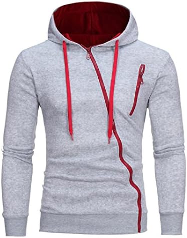 Men Blouse, Neartime Long Sleeve Hoodie Sweatshirt Tops Jacket Coat Outwear (L, Gray)