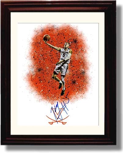 Amazon Com Framed 2019 National Champions Kyle Guy Autograph Spotlight Replica Print Virginia Cavaliers Posters Prints