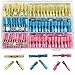 Sopoby 220pcs Wire Spade Connectors, Heat Shrink Female Male Spade Terminals Electrical Crimp Connector Kit primary