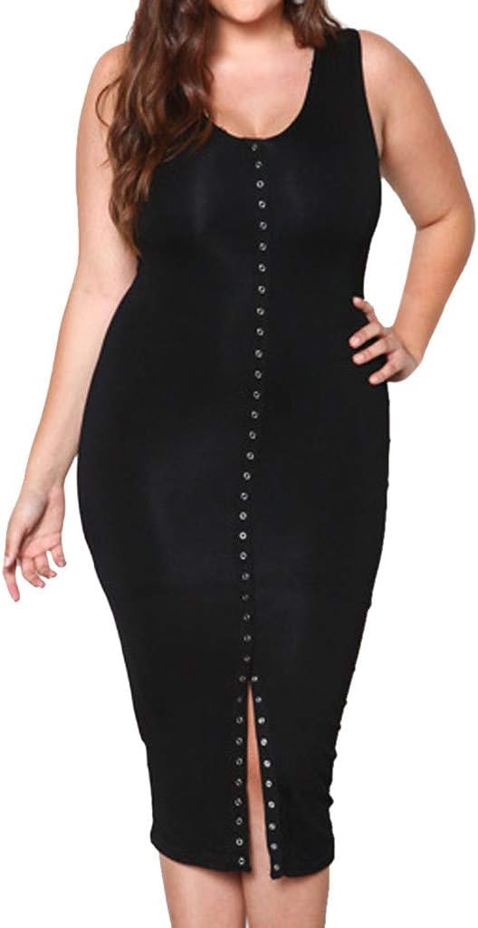 plus size bodycon tank dress