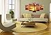 VIIVEI Christian Sunset Crosses Cross Wall Art Christ Poster Canvas Prints Art Home Decor for Living Room Modern Pictures 5 Panel Large HD Printed Painting Artwork Framed Ready to Hang (70