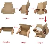 STRBOXONG Corrugated Cardboard Boxes 15x10x5cm Royal Mail Small Parcel 25Pk view 7