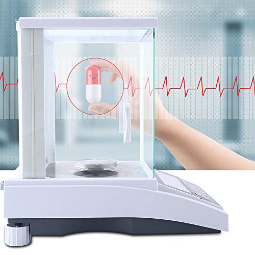 SEAAN Analytical Balance 0.0001g/0.1mg x220g Digital Lab Precision Scale Electronic Laboratory Weight Balance Scale with Calibration Weight for Lab Pharmacy Chemical Plant Jewelry Store - Thumbnail 5
