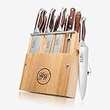 Gunter Wilhelm Cutlery 250 Executive Chef 12-Piece Professional Knife Set with Wooden Storage Block
