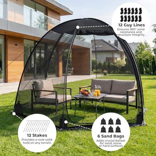 Alvantor Pop Up Screen House Tent 10x10 Review: Portable Mesh Gazebo for Camping and Backyard image 27
