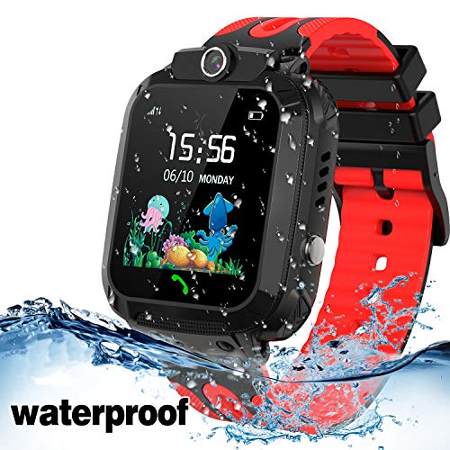Kids Smart Watch Waterproof with GPS Tracker Phone Smartwatch SOS