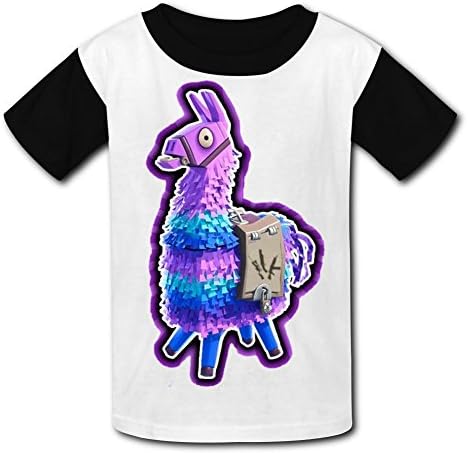 FORTNITE,Lovely Funny Little Cartoon Children's Round Neck Short-Sleeved T-Shirt M