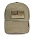 Tactical Morale Patch USA Embroidered American Flag Patch Hook and Loop Fastener Backing Emblem (Multitan)