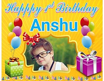 Chitransh Birthday Theme Party Background Flex Banner With