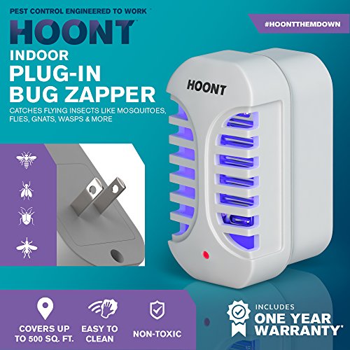 Hoont Plug in Electric Indoor Bug Zapper Fly Zapper Killer Catcher Trap