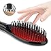 Hair Straightener Brush Ceramic Fast Heating Hair Straightening Brush Temperature Display Anti-scald Effective Hair Styling Iron Tools Mini Black Color Available
