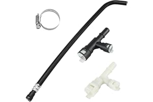 KPALAG HVAC Heater Hose Assembly with Tee Connector, Heater Core Supply Hose Compatible with Cadillac Escalade Chevrolet Silverado GMC Yukon Replace# 22885825 15895065 15854958