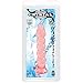 Doc Johnson Crystal Jellies - Ribbed Dildo/Anal Plug - For Beginners - Pink