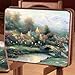 Thomas Kinkade Artistic Wooden Tray Tables by The Bradford Exchange